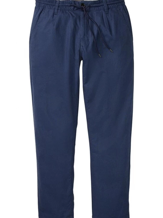 Obrázek produktu Kalhoty bez zapínání, ze vzdušné směsi se lnem, Relaxed Fit, Straight BonPrix