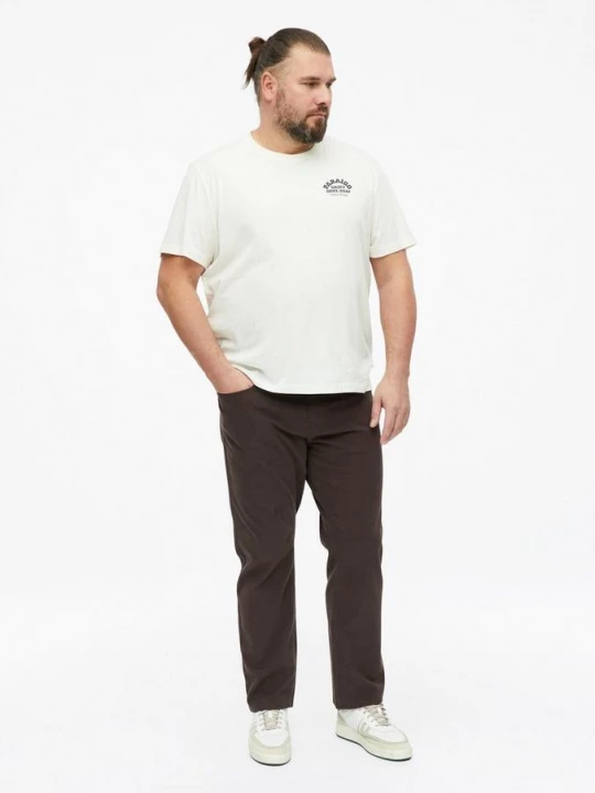 Obrázek produktu Kalhoty Casby / Relaxed Fit / Mid Rise / strukturovaný strečový materiál s.Oliver hnědá
