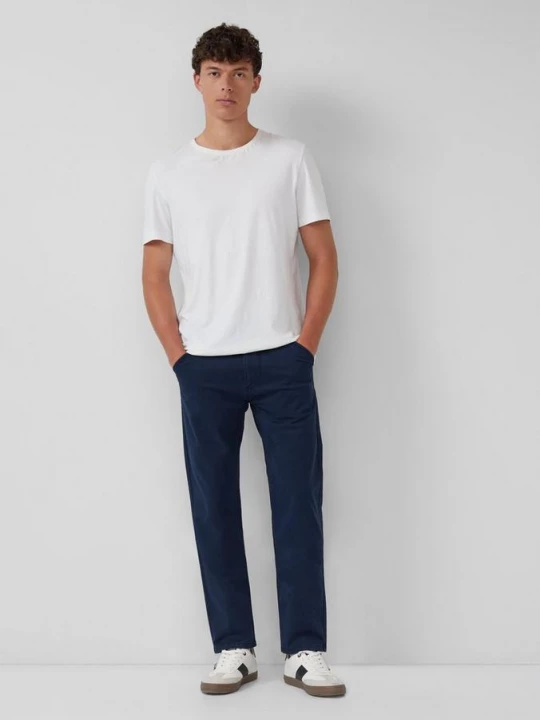 Obrázek produktu Kalhoty chino z bavlněné směsi, s ozdobným švem s.Oliver modrá