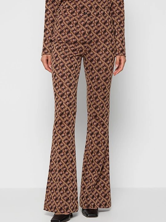 Obrázek produktu Kalhoty Diane Von Furstenberg hnědá