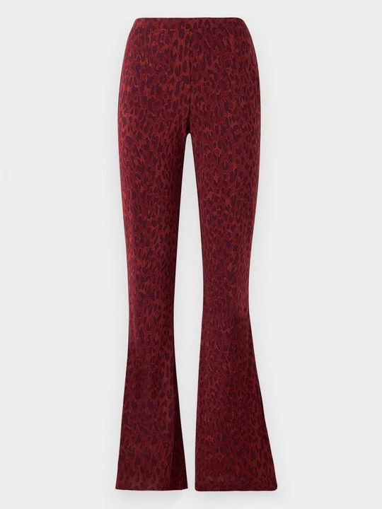Obrázek produktu Kalhoty Diane Von Furstenberg tmavě červená