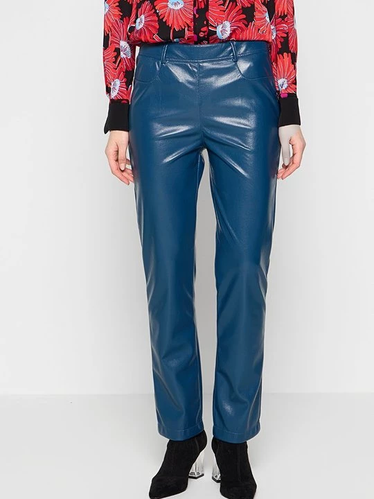 Obrázek produktu Kalhoty Diane Von Furstenberg modrá