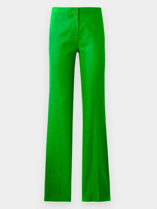 Obrázek produktu Kalhoty Diane Von Furstenberg tmavě zelená