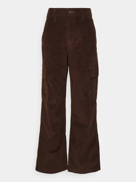 Obrázek produktu Kalhoty Hollister Co. tmavě hnědá