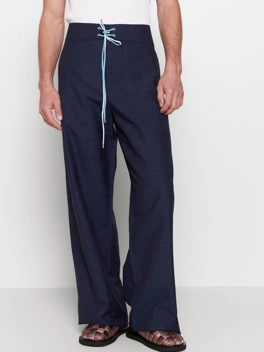 Obrázek produktu Kalhoty Lanvin tmavě modrá