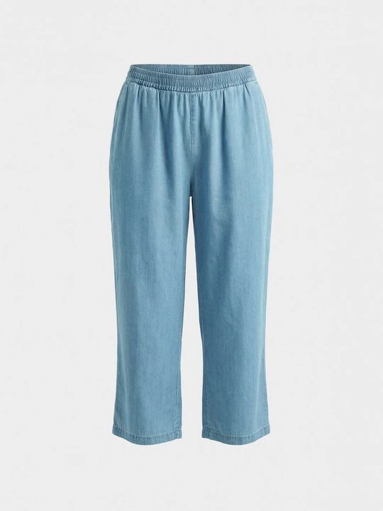 Obrázek produktu Kalhoty ONLY Carmakoma modrý denim