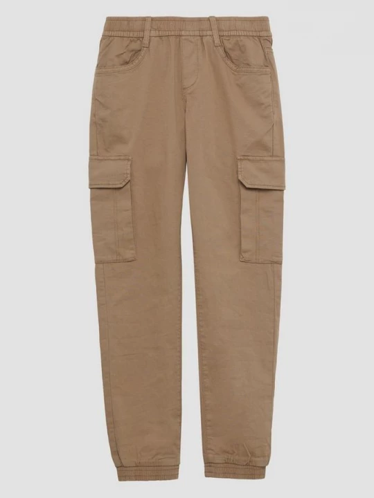 Obrázek produktu Kalhoty Pete cargo / regular fit / mid rise / straight leg / elastický pas s.Oliver hnědá