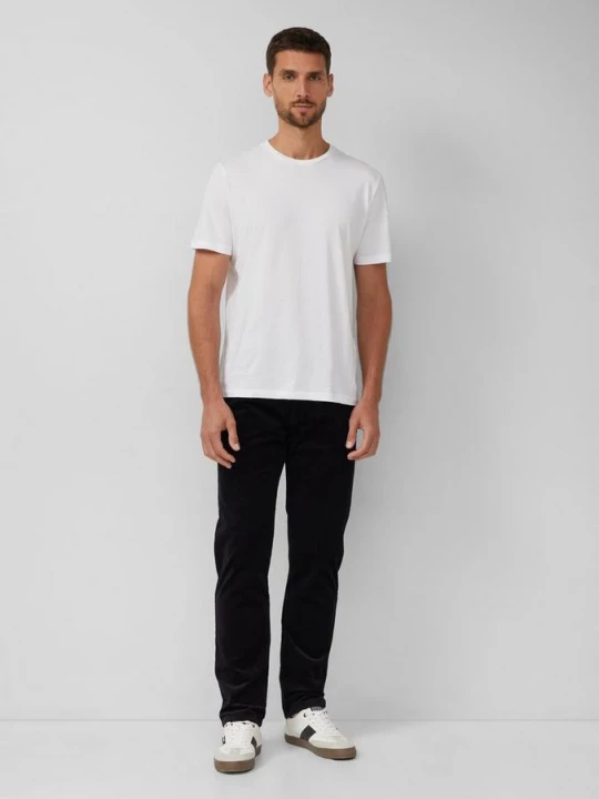Obrázek produktu Kalhoty Regular Fit / Středně vysoký pas / Straight Leg / Manšestr s.Oliver černá