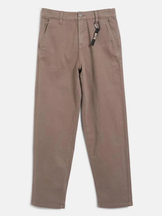 Obrázek produktu Kalhoty Toni / Relaxed Fit / Mid Rise / Tapered Leg / s páskou s.Oliver na karabince hnědá