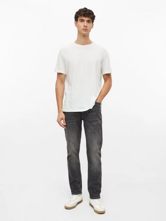 Obrázek produktu Džíny Mauro / Tapered Fit / Mid Rise / Washed Black Denim s.Oliver šedá