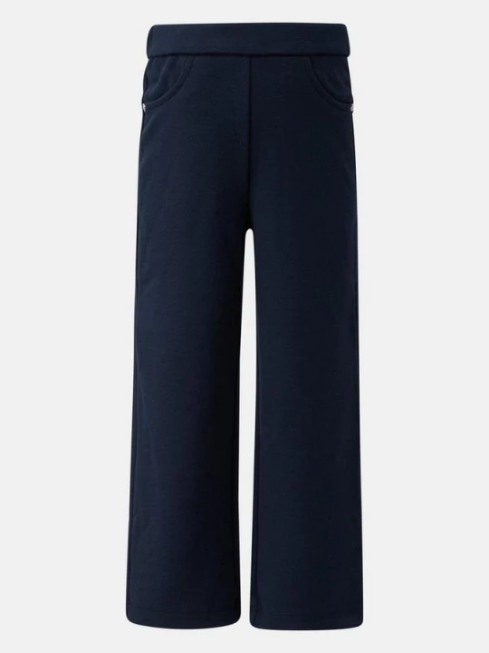 Obrázek produktu Kalhoty se širokými nohavicemi, z interlocku s.Oliver modrá