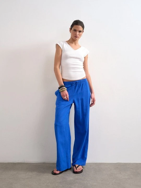 Obrázek produktu Kalhoty Topshop modrá