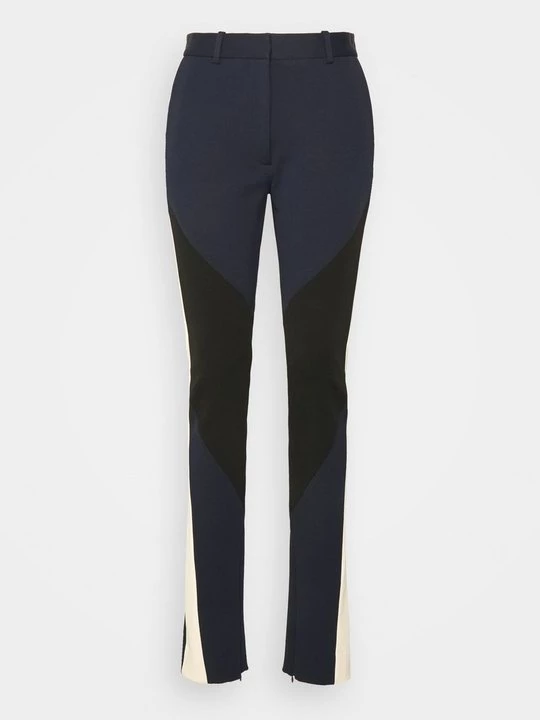Obrázek produktu Kalhoty Victoria Beckham tmavě modrá