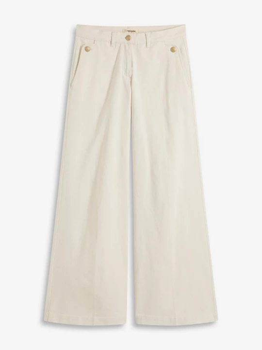 Obrázek produktu Kalhoty Wide Leg z bavlněného streče BonPrix