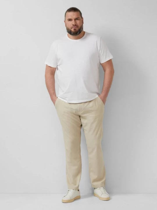 Obrázek produktu Kalhoty ze směsi se lnem, se střihem Relaxed Fit s.Oliver béžová