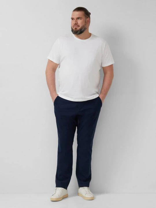 Obrázek produktu Kalhoty ze směsi se lnem, se střihem Relaxed Fit s.Oliver modrá