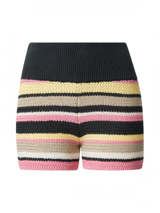 Obrázek produktu Kamila Šikl Kalhoty béžová / žlutá / pink / černá