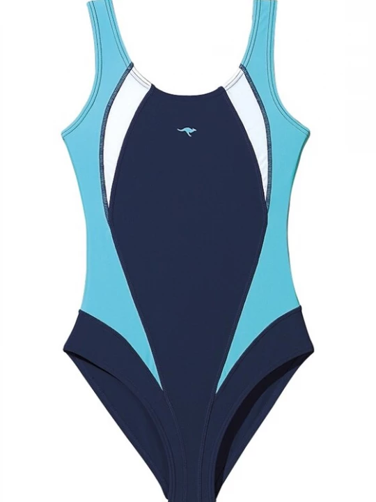 Obrázek produktu KangaROOS Plavky aqua modrá / enciánová modrá / bílá
