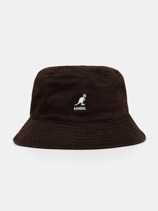 Obrázek produktu Kangol klobouk bavlněný WASHED BUCKET hnědá
