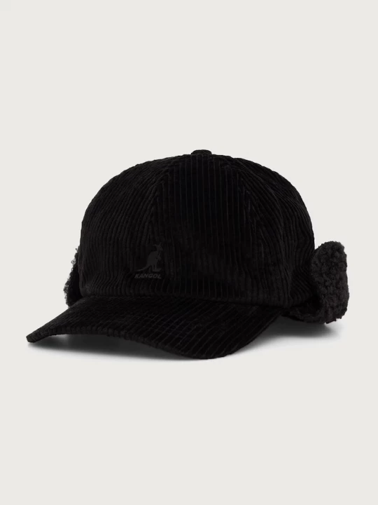 Obrázek produktu Kangol kšiltovka manšestrová COZY CORD EARFLAP BB černá
