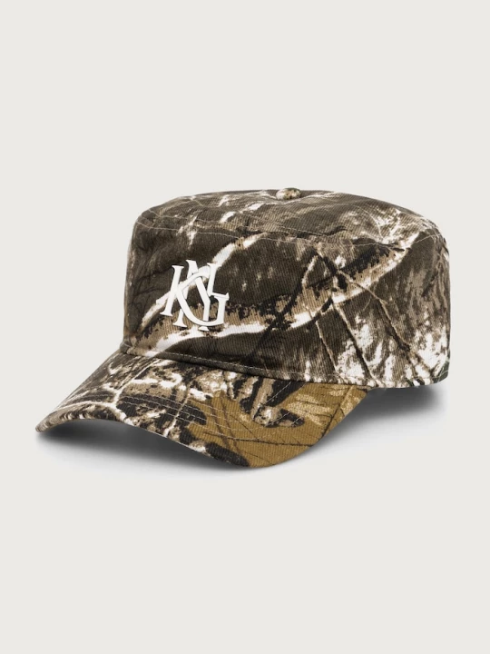 Obrázek produktu Kangol kšiltovka s bavlnou INTERLOCK PILLBOX zelená
