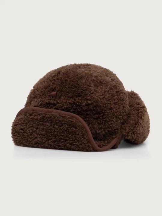 Obrázek produktu Kangol ušanka FAUX SHEARLING UTILITY FLAP hnědá