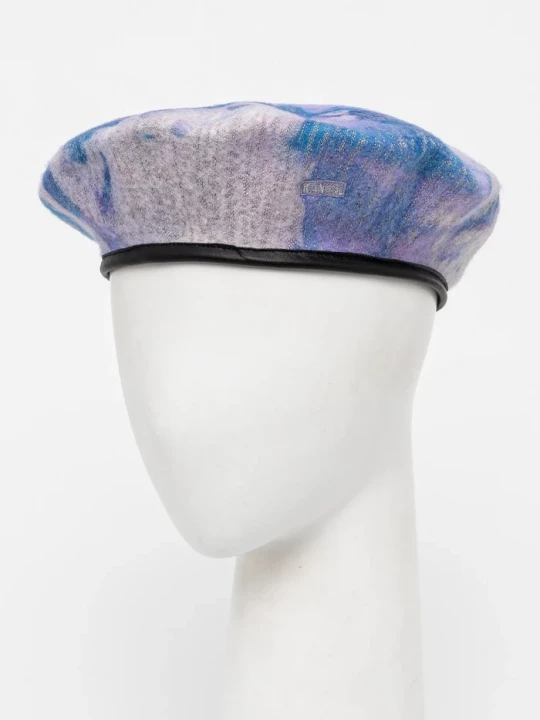 Obrázek produktu Kangol Vlněný baret Kangol HEATHERED TIE DYE fialová