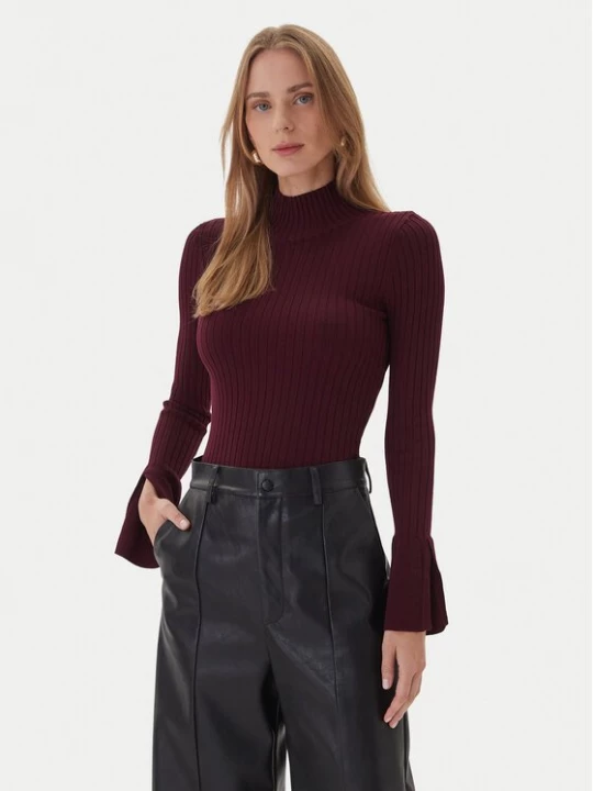 Obrázek produktu KAOS Rolák RI1NT052 4005 Bordó Regular Fit
