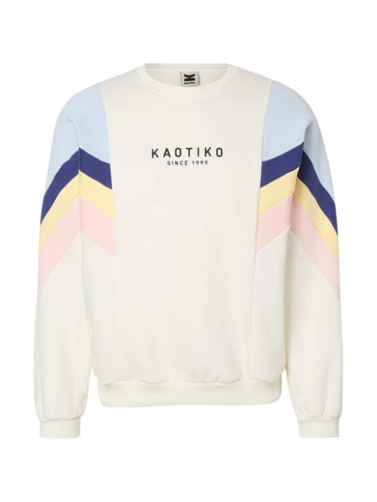 Obrázek produktu Kaotiko Mikina světlemodrá / žlutá / růžová / bílá