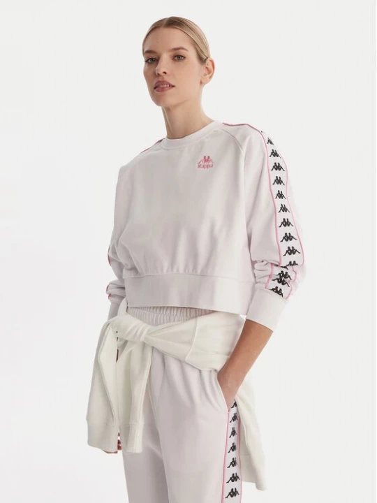 Obrázek produktu Kappa Mikina Banda Marbella 351S2HW Bílá Oversize