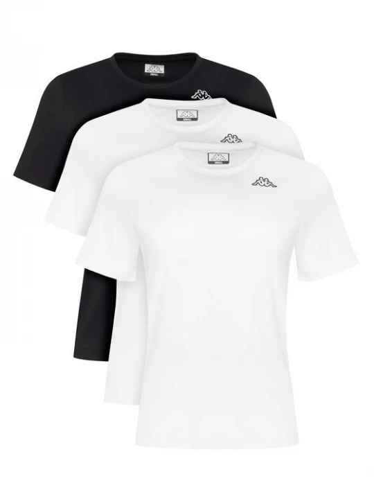 Obrázek produktu Kappa Souprava triček Logo Sylvie 38277LW Černá Regular Fit
