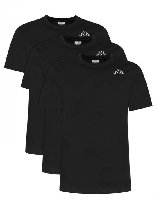 Obrázek produktu Kappa Souprava triček Logo Sylvo 322562W Černá Regular Fit