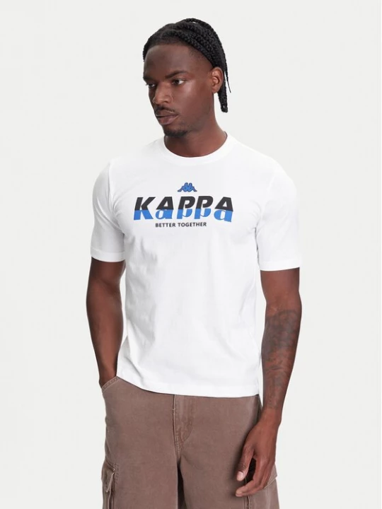 Obrázek produktu Kappa T-Shirt 351U8KW 001 Bílá Regular Fit
