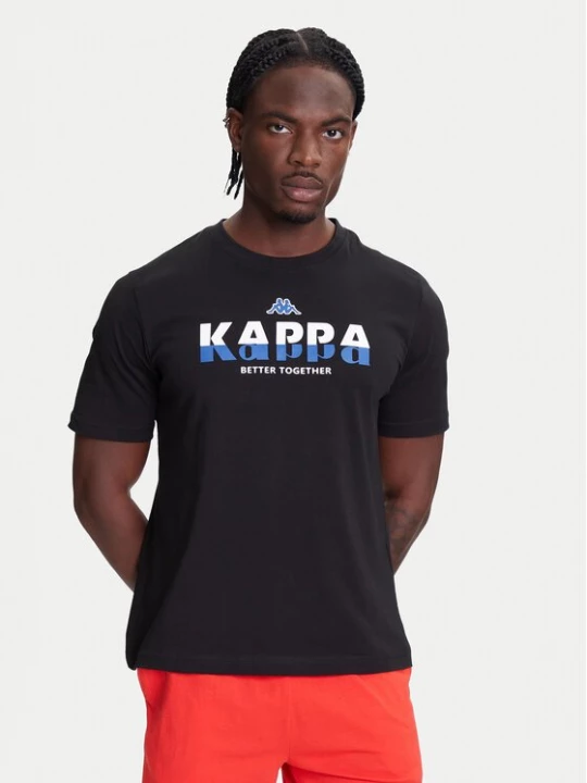 Obrázek produktu Kappa T-Shirt 351U8KW 005 Černá Regular Fit