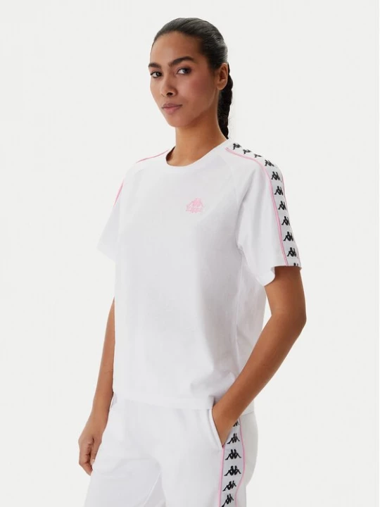 Obrázek produktu Kappa T-Shirt Banda Adi 371U6WW Bílá Regular Fit