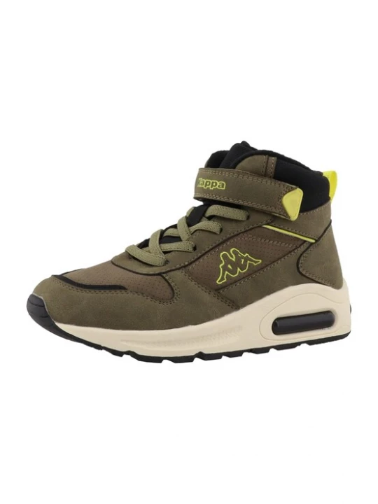 Obrázek produktu KAPPA Tenisky 'Finno' khaki / svítivě zelená / černá
