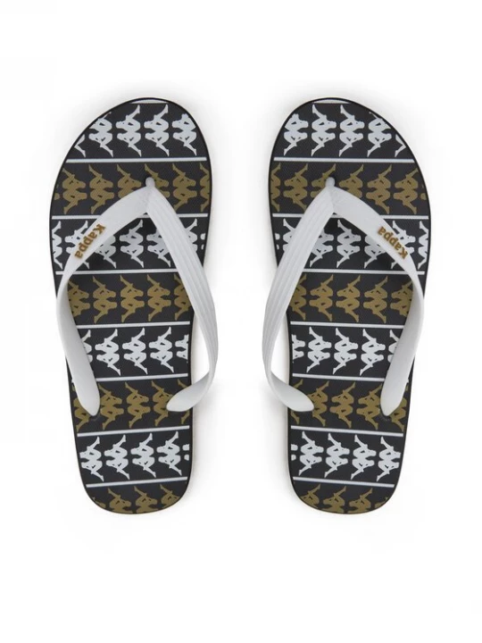 Obrázek produktu Kappa Žabky 371D2UW White - Black - Green Military Barevná
