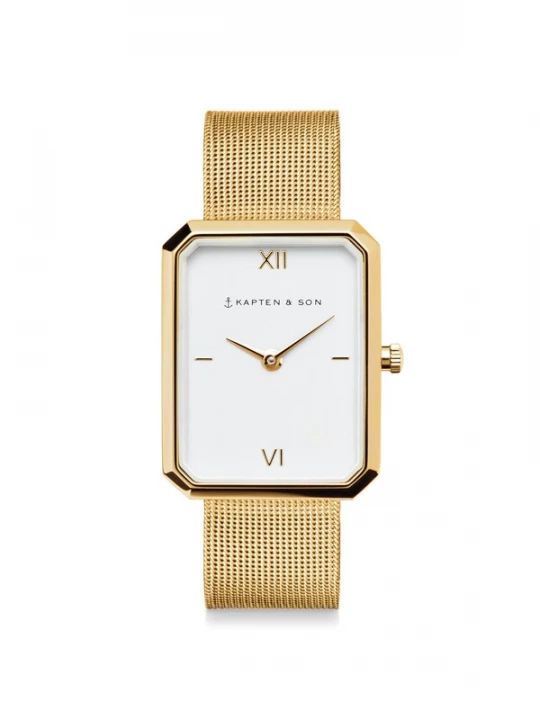 Obrázek produktu Kapten & Son Analogové hodinky 'Grace Gold Mesh' zlatá