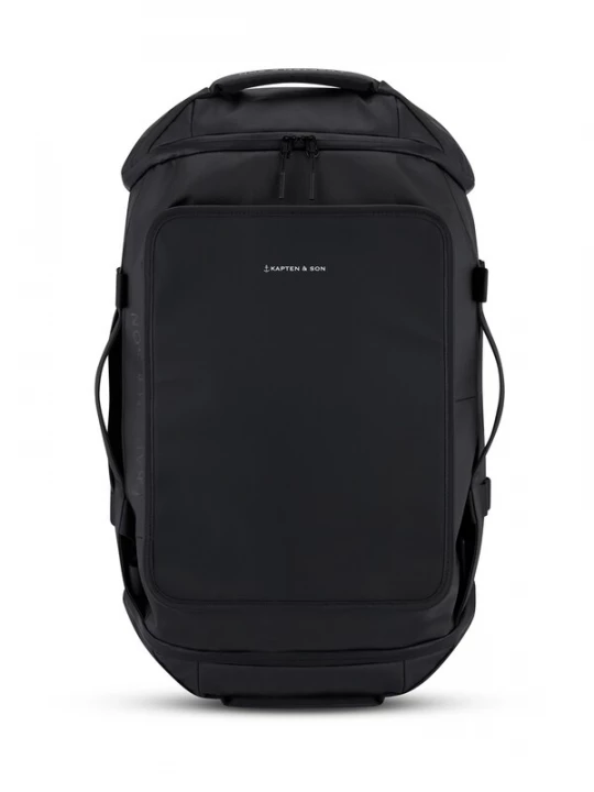 Obrázek produktu Kapten & Son Cestovní taška 'Lisbon Duffle Backpack Medium' černá / bílá