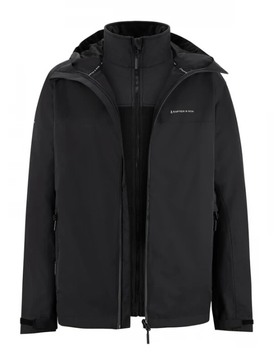 Obrázek produktu Kapten & Son Funkční bunda 'Everyday 3in1 Jacket'  černá