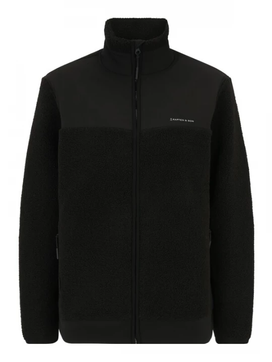 Obrázek produktu Kapten & Son Mikina 'Teddy Fleece'  černá / bílá