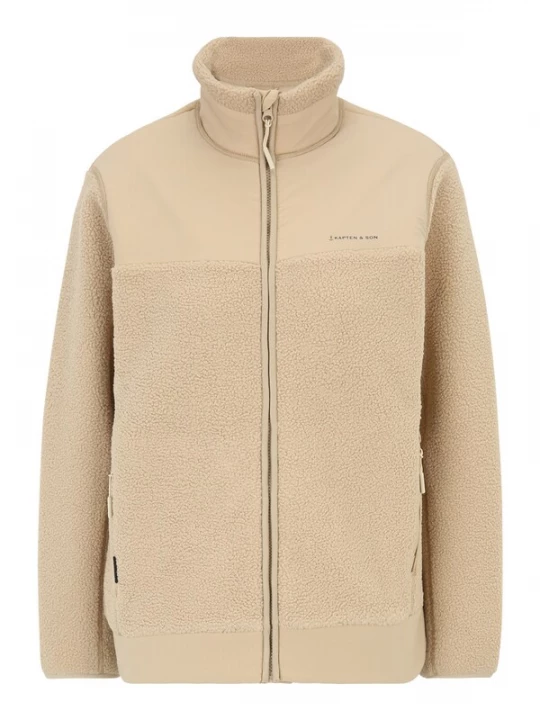 Obrázek produktu Kapten & Son Mikina 'Teddy Fleece'  písková / antracitová