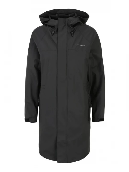 Obrázek produktu Kapten & Son Přechodný kabát 'Everyday Rain Jacket Long' černá