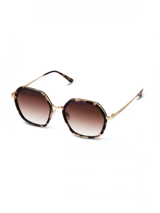 Obrázek produktu Kapten & Son Sluneční brýle 'Amsterdam Edge Umber Tortoise Brown'  hnědá / zlatá