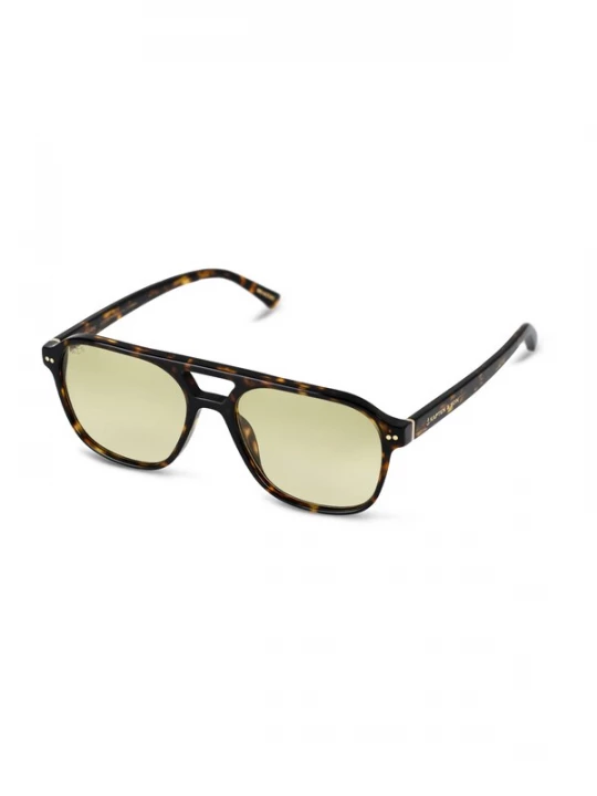 Obrázek produktu Kapten & Son Sluneční brýle 'Zurich Oversize Dark Tortoise Green'  kaštanově hnědá / jablko / černá