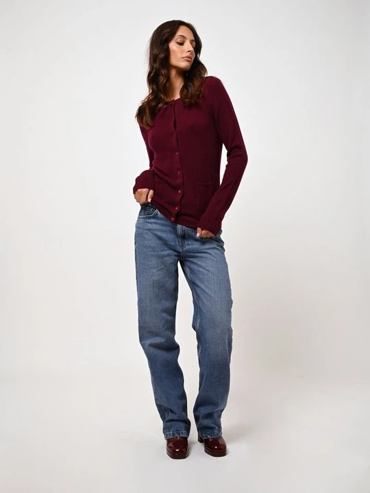 Obrázek produktu Kardigan AUTHENTIC CASHMERE bordó