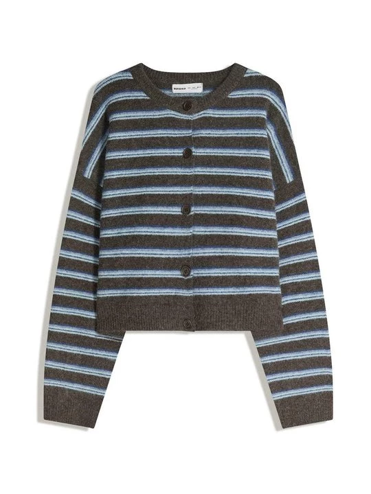 Obrázek produktu Kardigan Bershka tmavě hnědá