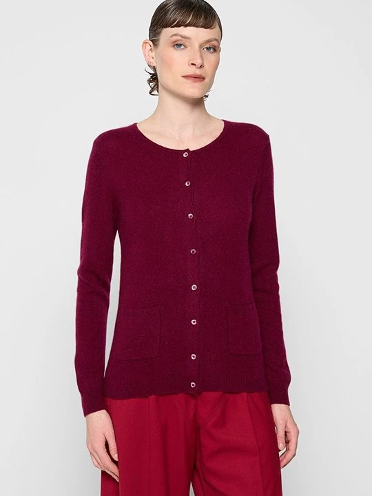 Obrázek produktu Kardigan Just Cashmere bordó