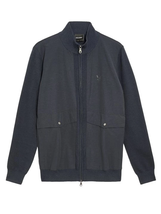Obrázek produktu Kardigan Lyle & Scott tmavě modrá