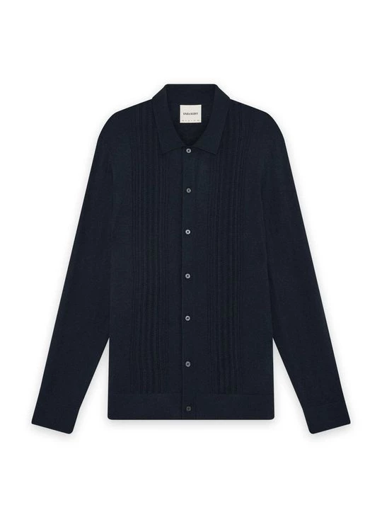 Obrázek produktu Kardigan Lyle & Scott tmavě modrá